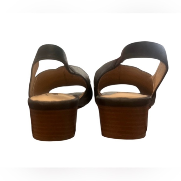 Trotters Black Sandals Slingback Leather - Picture 5 of 6